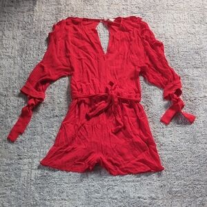 H&M Red Romper Size 6